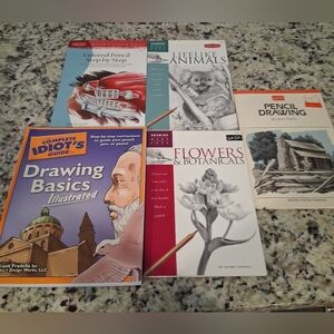 Art Instruction Book Set with Various Colors